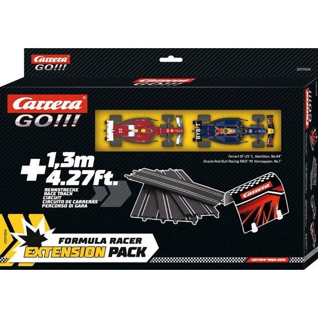 Kit d'extension circuit et voitures - CARRERA GO!!! - Extension set  2 - 2 voitures F1 - Échelle 1:43 - Des 6 ans