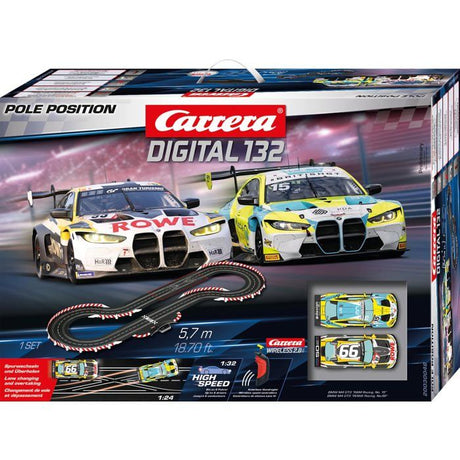 Circuit électrique - CARRERA Digital 132 - Pole Position - Échelle 1:32 - 2 BMW M4 de course - Des 8 ans
