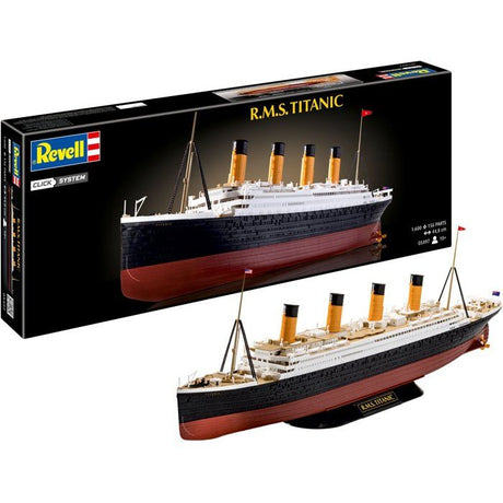 Maquette a construire - REVELL - Click System - R.M.S TITANIC - Sans colle - Pieces pré-peintes