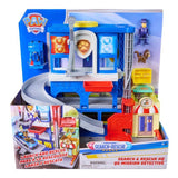 Coffret QG interactif - Mission Détective Brigade Canine - Ascenseur rotatif - Véhicule course+remorque - Figurines Chase