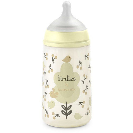 Biberon - SUAVINEX - Birdies - Tétine SX Pro M - 270 ml - 3 a 6 mois- Beige