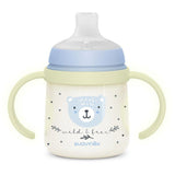 Biberon avec anses - SUAVINEX - NIGHT&DAY WILD&FREE - 150 ml - 6 mois et plus - Bleu