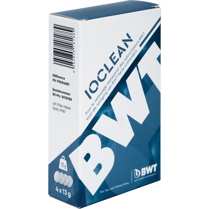 Solution entretien adoucisseur - BWT - IOCLEAN/Entretien - Nettoyage résines - Élimination dépôts & contaminants