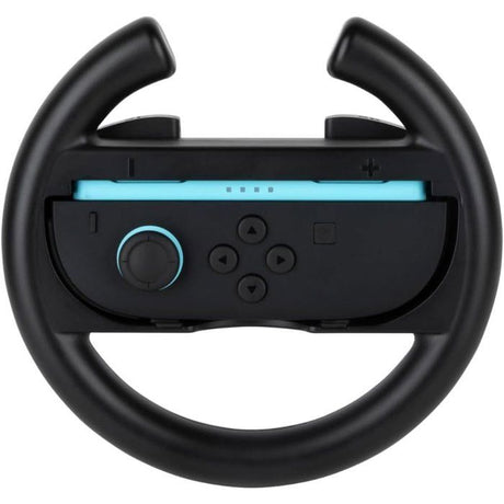 Paire de volants de course - Manettes Joy-Con Nintendo Switch 2 - Konix - Plastique - Noir