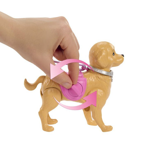 Poupée - MATTEL - JJB46 - Chiot qui marche - Fait ses besoins - Accessoires inclus