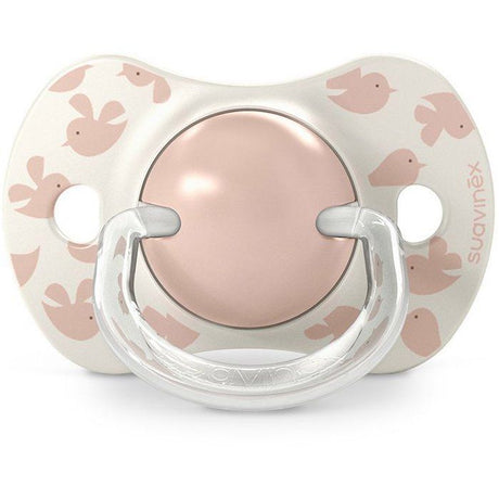 Lot de 2 sucettes symétriques - SUAVINEX - Birdies - SX Pro - 6 a 18 mois - Rose