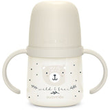 Biberon avec anses - SUAVINEX - NIGHT&DAY WILD&FREE - 150 ml - 6 mois et plus - Gris