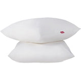 ABEIL Lot de 2 Oreillers DOUBLE CONFORT 100% Coton 60x60cm