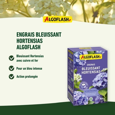 ALGOFLASH NATURASOL Engrais Bleuissant Hortensias - Action prolongée 800g