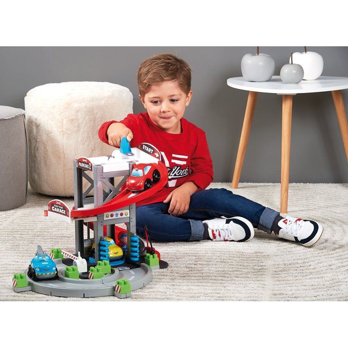 Garage - ECOIFFIER - Garage Abrick - Deux voitures - Dépanneuse - Jouet pour enfant