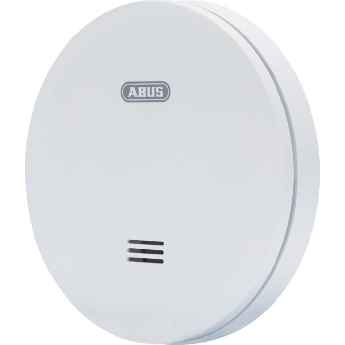 Détecteur de fumée - ABUS - RWM160 - Design ultraplat - Protection 40 m˛ - Alarme 85 dB - Pile lithium 10 ans