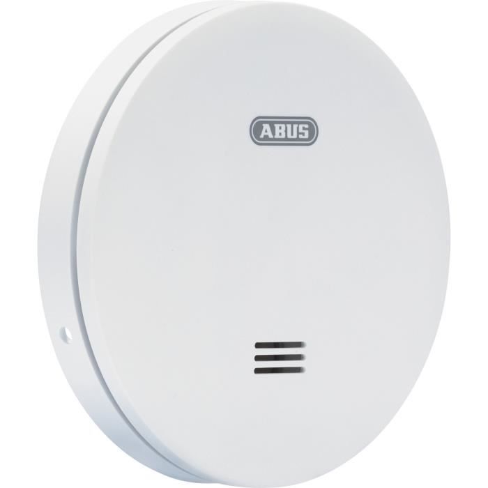 Détecteur de fumée - ABUS - RWM160 - Design ultraplat - Protection 40 m˛ - Alarme 85 dB - Pile lithium 10 ans