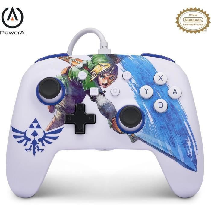 Manette Filaire - POWER A - Nintendo Switch - Master Sword Attack