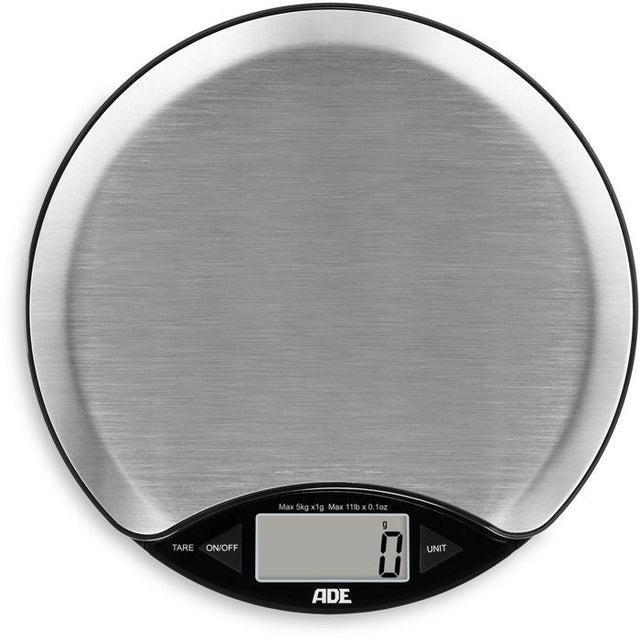 Balance de cuisine digitale - ADE - ANJA - Plastique ABS - 17 x 17 x 2,2  cm - Inclus 1 pile Cr 2032