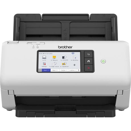Scanner de documents - BROTHER - ADS-4700 - Recto-verso - Ethernet/Wi-Fi/Wi-Fi Direct - 40 ppm/80 ipm
