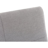 Canapé convertible - 3 places - AGATHE - Tissu Gris Greige - 180 x 74 x 72 cm
