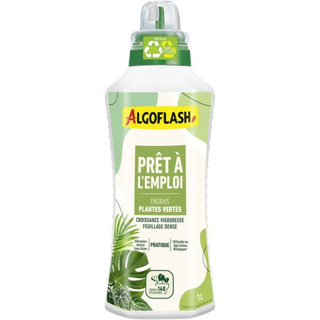 Engrais pret a l'emploi - ALGOFLASH - Plantes vertes - 1 L - UAB