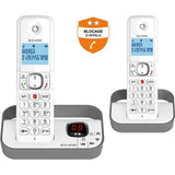 Téléphone fixe sans fil - ALCATEL - F860 voice duo grey - Blocage d'appels indésirables