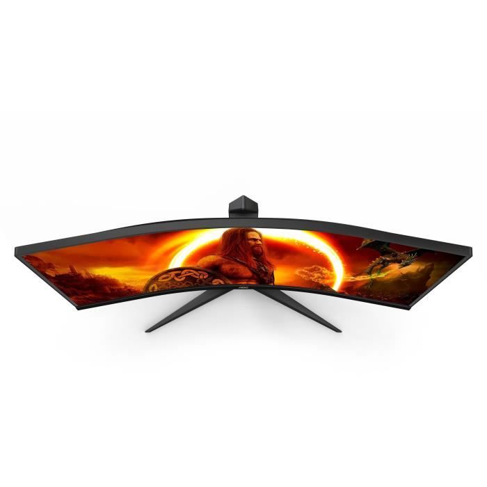 Ecran PC Gamer Incurvé - AOC - 34 - UWQHD - 144Hz - Dalle VA - 4ms - CU34G2XE/BK