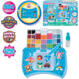 Aquabeads L'atelier d'initiation, Coffret 900 perles de 25 couleurs, perles qui collent avec de l'eau, 35087, Des 4 ans