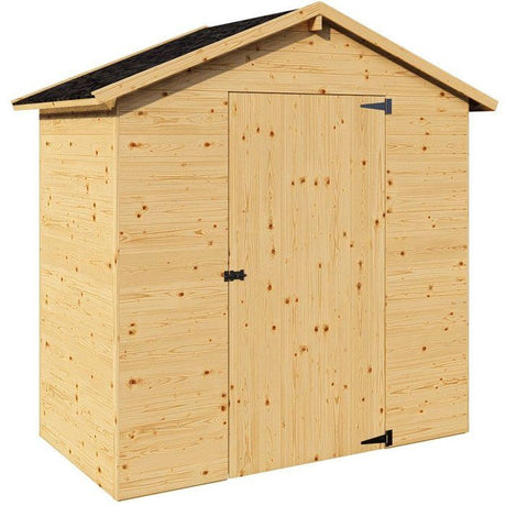 Abri de jardin en bois - Pin brut - 1,86 m˛ - Panneaux de 12 mm