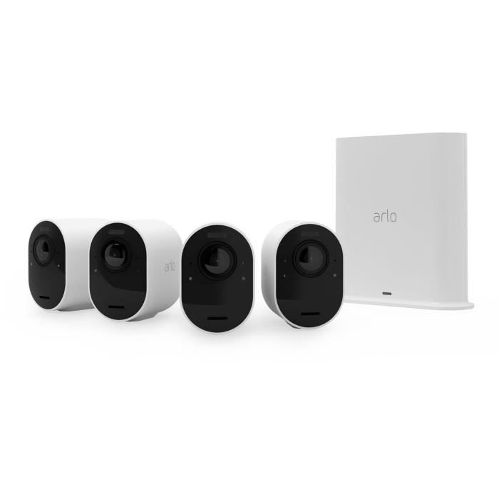 Pack 4 Cameras - ARLO - Ultra V2 - Extérieur - Batterie - Vision nocturne
