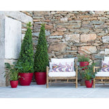 ARTEVASI Pot de fleurs CAPRI CAMPANA - Résistant au gel - Anthracite - 30 x 30 x H 25,2 cm