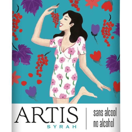 Artis Syrah - Boisson sans alcool a base de vin rosé - 75cl