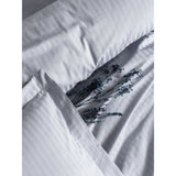 Parure de lit - 1 housse de couette 220 x 240 cm + 2 taies d'oreiller 60 x 60 cm - Satiné 100% coton - Gris