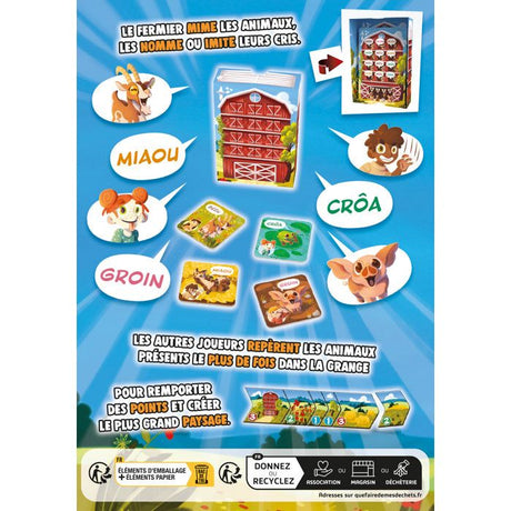 Jeu d'ambiance - ASMODEE - KIKICRI - Familial - 3 a 6 joueurs - 10 minutes de jeu