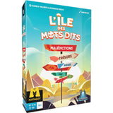 ASMODEE Jeu de société L'île des mots dits - 2 a 10 joueurs - Des 10 ans - Parties de 20 min - Jeu coopératif ou compétitif