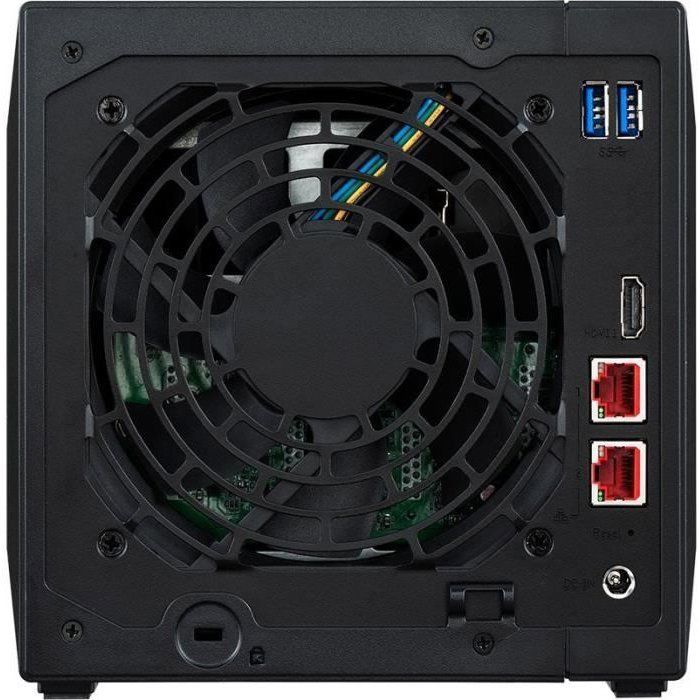 Serveur NAS - ASUSTOR - AS5404T Nimbustor 4 Gen2 - Quad-Core 2.0GHz - 4GB DDR4 - 2x 2.5GbE - 4 baies