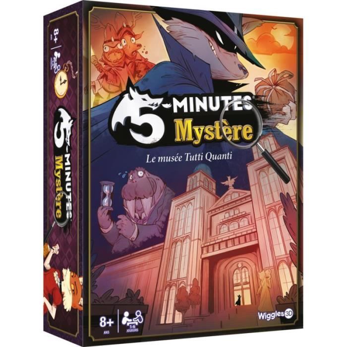 Jeux de société - WIGGLES 3D - 5 Minutes Mystere - Jeu de cartes