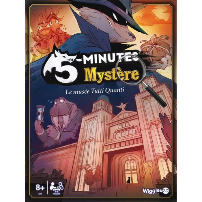 Jeux de société - WIGGLES 3D - 5 Minutes Mystere - Jeu de cartes