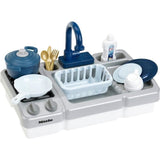 Jouet d'évier - KLEIN - Évier de cuisine Miele avec robinet fonctionnel et accessoires - Livré avec de nombreux accessoires.