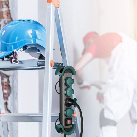 Bloc multiprises - GAO - IP44 - Avec câble 3m, résistant eau/poussiere