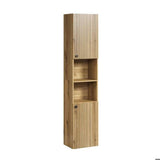 PureBliss armoire haute pour salle de bain chene décor.