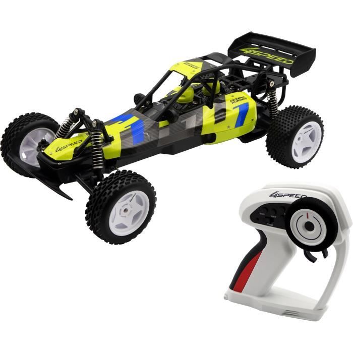 Voiture télécommandée - SILVERLIT - 4 SPEED - DESERT RUNNER 24 Ghz - 1:10 - 20 km/h - Portée 25 m - Des 8 ans