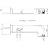 Pompe de relevage de condensats - SFA - Sanicondens Clim Pack S - Goulotte blanche - Kit installation complet - 21 dBA
