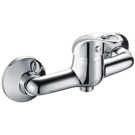 Mitigeur de douche - EDOUARD ROUSSEAU - Jocker - Design sobre - Poignée métal fine - Cartouche céramique Ř 35 mm - Chromé