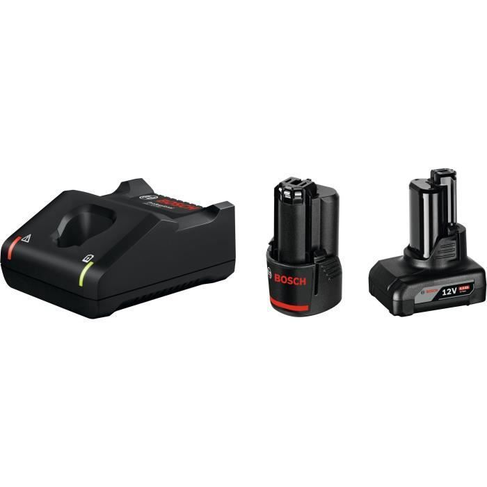 Set 2 Batteries Bosch Professional 12V GBA 2,0Ah + 4,0Ah - 1600A01NC9