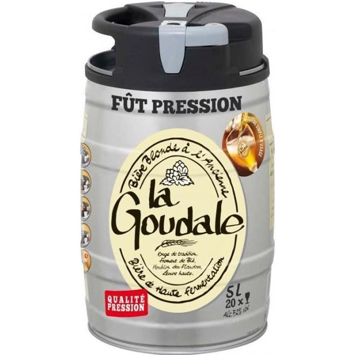 La Goudale Blonde - Mini-Fût de biere blonde 5L