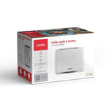 Grille-pain 2 fentes - LIVOO - DOD162W - 750 W - Thermostat réglable : 7 niveaux - Blanc