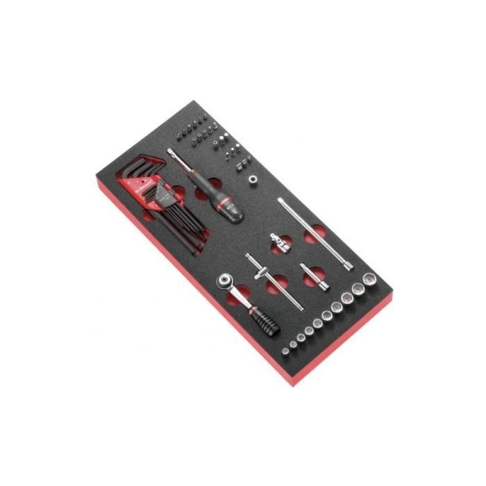 Module d'outils - RL.161 - FACOM - Plateau mousse - Carré d'entraînement 1/4