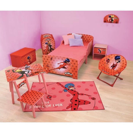 Fun house miraculous ladybug porte manteau pour enfant h.37 x l.21.5 x p.68 cm