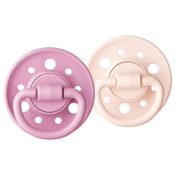 Duo sucettes caoutchouc - DODIE - GAIA - Ronde - 0/6 mois - Jardin Botanique
