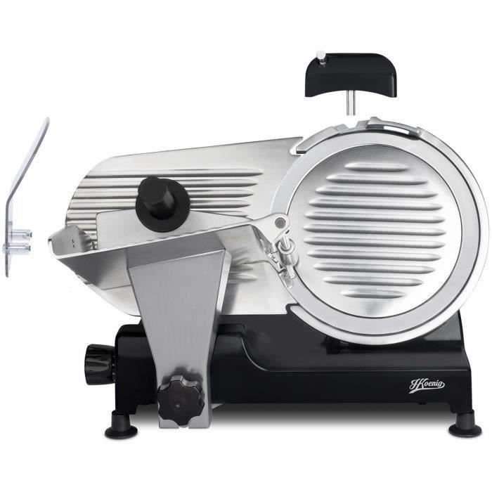 Trancheuse a viande - H.KoeNIG - MSX252 - Lame 250 mm - Puissance 240 W - Epaisseur 0-12 mm