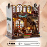 Book Nook - Kit DIY a construire Maquette 3D Serre Livre - Bibliotheque Creanook - 24 x 17 x 25 cm