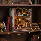 Book Nook - Kit DIY a construire Maquette 3D Serre Livre - Bibliotheque Creanook - 24 x 17 x 25 cm