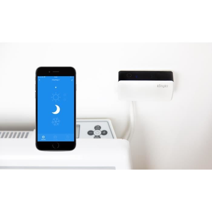 Accessoires maison connectée Konyks Controleur Wi-Fi radiateur electrique à fil Pilote